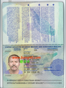 英国护照Psd模板V1British passport Psd template V1-帮司令