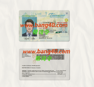 田纳西州驾驶执照 PSD 模板Tennessee Driver License PSD Template-帮司令