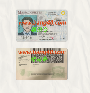 马萨诸塞州驾驶执照 PSD 模板Massachusetts Driver's License PSD Template-帮司令