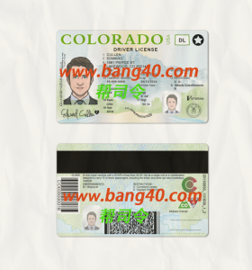 新的科罗拉多州驾驶执照 Psd 模板New Colorado Driver License Psd Template-帮司令