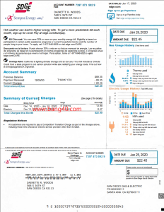 圣地亚哥桑普拉能源法案模板（PDF和word两个版本）San Diego Sampra Energy Act Template (PDF and Word versions)-帮司令