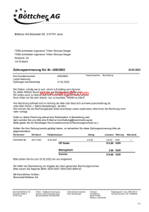 德国 Böttcher AG 发票模板German B ö ttcher AG invoice template-帮司令