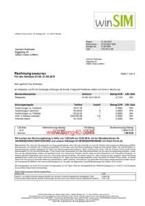 德国 WinSIM 发票模板German WinSIM invoice template-帮司令