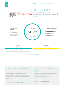 Ee 诺斯伍德公用事业账单模板PDF(共计4页)Ee Northwood Utility Bill Template PDF (4 pages in total)-帮司令
