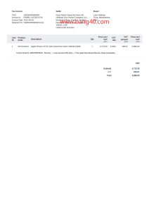Iphone 13 Pro 发票模板（PDF和WORD）IPhone 13 Pro Invoice Template (PDF and WORD)-帮司令