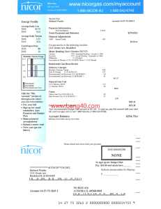 尼科尔天然气可编辑公用事业账单PDF模板Nicorps Gas Editable Utility Bill PDF Template-帮司令