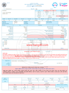 PDF 格式的孟加拉国公用事业账单模板Bangladesh Public Utility Bill Template in PDF Format-帮司令