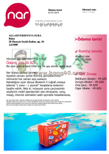 阿塞拜疆 NAR 公用事业账单可编辑 PSD 模板Azerbaijan NAR Utility Bill Editable PSD Template-帮司令