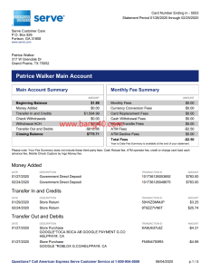 美国运通卡帐户摘要PDF模板（共计5页）American Express Card Account Summary PDF Template (5 pages in total)-帮司令