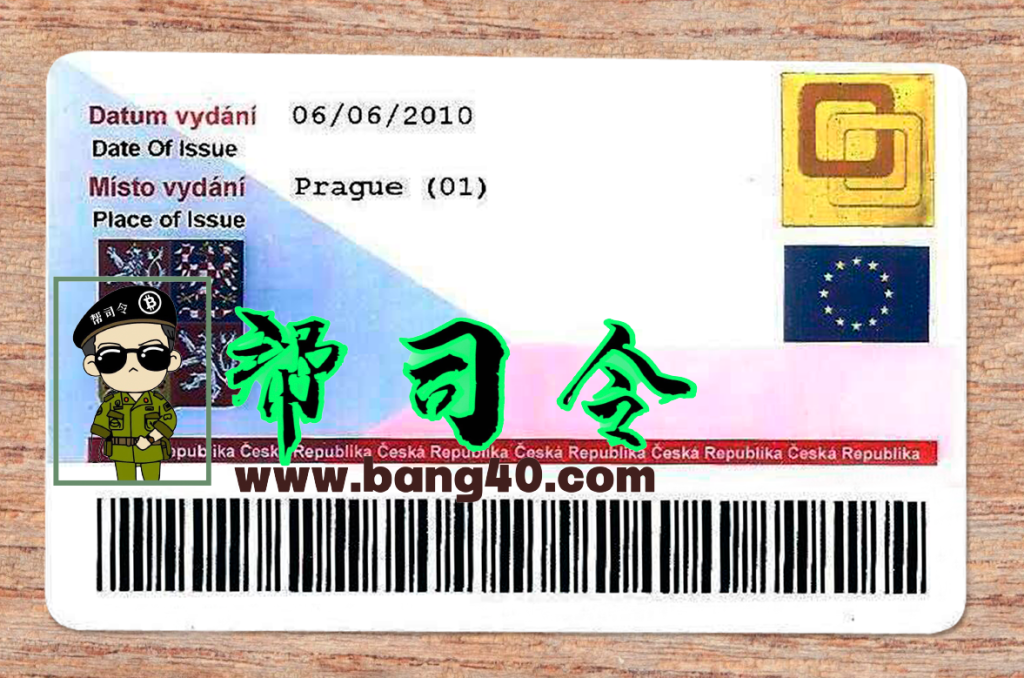 图片[2]-PSD 格式的捷克共和国身份证模板 V2