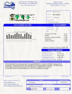 完全可编辑犹他州地址证明 Psd 模板Fully Editable Utah Proof Of Address Psd Template-帮司令
