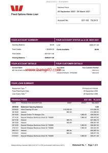 澳大利亚固定选项住房贷款模板Fixed Options Home Loan Template-帮司令