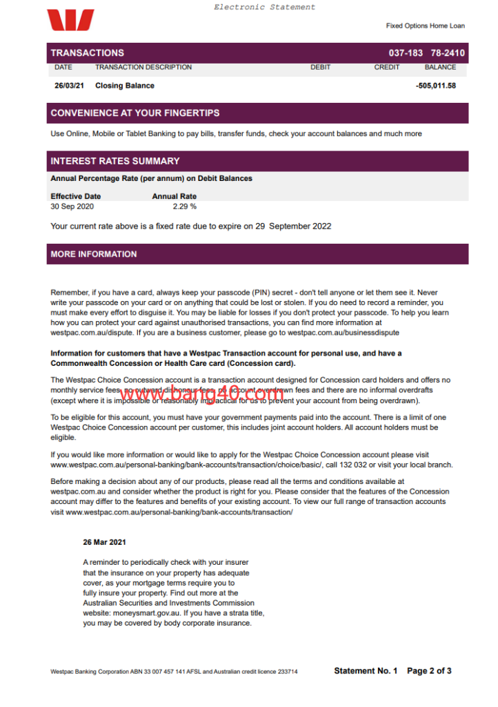 图片[2]-澳大利亚固定选项住房贷款模板Fixed Options Home Loan Template
