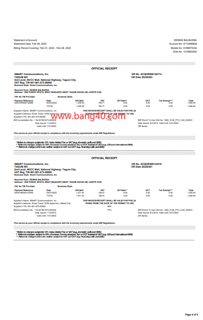 图片[4]-菲律宾智能通信声明模板Philippines Smart Communications Statement Template
