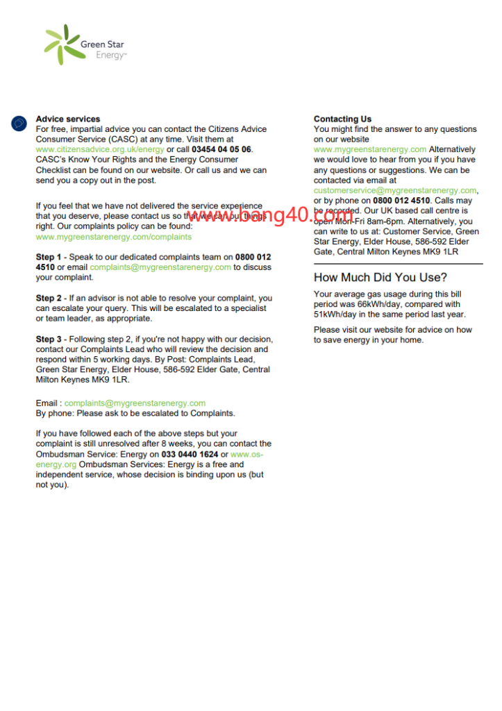 图片[3]-英国能源法案模板（绿色启动能源）Uk Energy Bill Template (Green Start Energy)