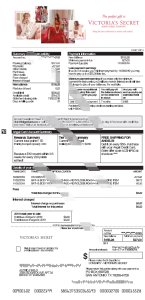维多利亚的秘密发票模板Victoria Secret Invoice Template-帮司令