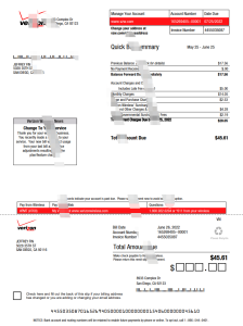 加利福尼亚州公用事业法案 Word 和 PDF 格式California Verizon Utility Bill In Word And PDF Format-帮司令