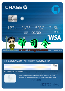 大通银行信用卡 Psd 模板 V2Chase Bank Credit Card Psd Template V2-帮司令