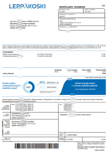 芬兰公用事业账单模板 V3Finland Utility Bill Template V3-帮司令