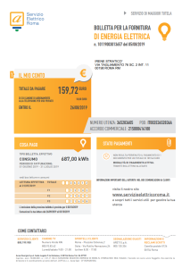 意大利电力账单模板（共计14页，只展示首页）Italy Electricity Utility Bill Template-帮司令