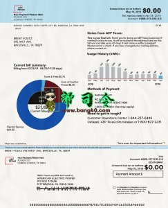 完全可编辑的德克萨斯州地址证明 Psd 模板Fully Editable Texas Proof Of Address Psd Template-帮司令