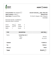 菲律宾 Anurak 发票模板Philippines Anurak Invoice Template-帮司令