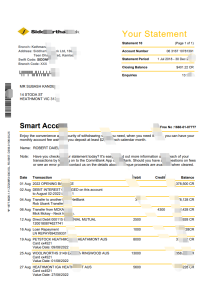尼泊尔悉达多银行对账单 WORD 和 PDF 模板Nepal Siddhartha Bank Statement WORD And PDF Template-帮司令