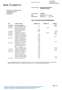 爱尔兰银行报表模板Bank Of Ireland Statement Template-帮司令