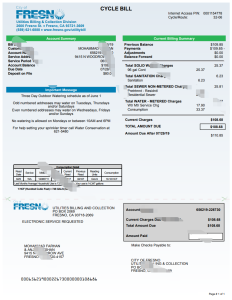 加州弗伦索自行车法案模板California Frenso Cycle Bill Template-帮司令