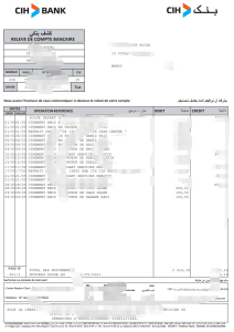 摩洛哥 CIH 银行对账单模板下载Morocco CIH Bank Statement Template Download-帮司令