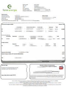 西班牙 Feníe Energía 公用事业账单模板（Word 和 PDF 格式）Spain Feníe Energía Utility Bill Template In Word And PDF Format-帮司令