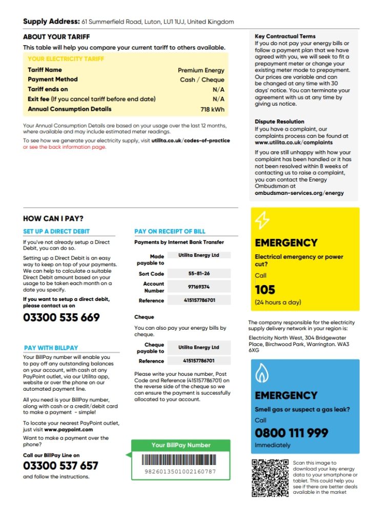 图片[2]-Utilita Energy Limited UK 英国 PDF 模板