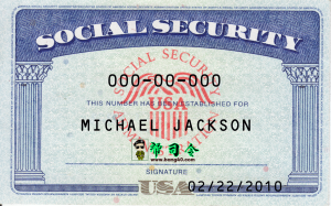 USA SSN 美国社会安全号码photoshop/PS/PSD模板-帮司令