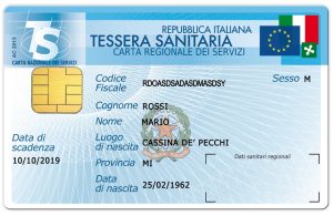 意大利健康保险卡（Tessera Sanitaria）模板（PSD 格式）Italy Health Insurance Card (Tessera Sanitaria) Template In PSD Format-帮司令