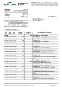 意大利 Banco BPM 银行对账单 Word 和 PDF 格式（共计9页只展示首页）Italy Banco BPM Bank Statement Word And PDF Format-帮司令