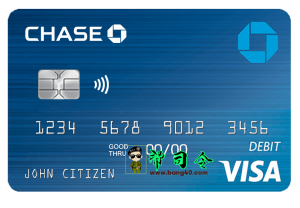 美国大通银行 Visa 借记卡 psd 模板USA Chase Bank Visa debit card psd Template-帮司令
