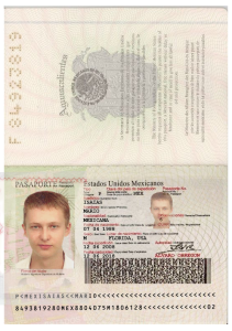 墨西哥护照 PSD 模板版本 2Mexico Passport PSD Template version2-帮司令