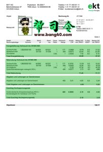德国 EKT 公用事业账单 PSD 模板Germany EKT utility bill PSD Template-帮司令