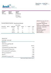 阿尔巴尼亚电力公司水电费账单模板Albania Albanian Power Corporation utility bill template, in Word and PDF format-帮司令