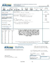 加拿大海事电力账单模板（Word 和 PDF 格式）Canada Maritime Electric utility bill Template in Word and PDF format-帮司令
