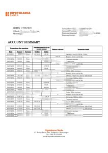 黑山 Hipotekarna 银行对账单 Word – Excel 和 PDF 模板Montenegro Hipotekarna bank statement Word Excel and PDF template-帮司令