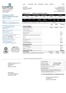美国德克萨斯州冠军能源服务地址证明公用事业账单模板USA Texas Champion Energy Services Proof of Address Utility Bill Template-帮司令