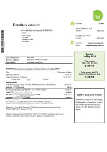 澳大利亚 Tru Energy 电费账单模板（Word 和 PDF 格式）Australia Tru Energy electricity utility bill template in Word and PDF format-帮司令