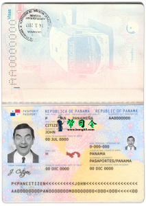 巴拿马护照 PSD 模板Panama Passport PSD Template-帮司令