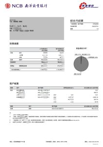 香港南洋商业银行pdf模板Hong Kong NCB Bank Statement-帮司令