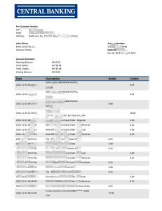 厄立特里亚中央银行对账单模板（Word 和 PDF 格式）Eritrea Central bank statement template in Word and PDF format-帮司令