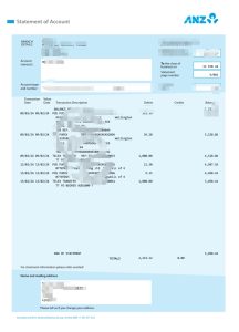 新西兰ANZ银行对帐单（2024版）New Zeland ANZ Bank Statement (Version 2024)-帮司令
