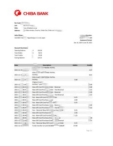 日本千叶银行对账单 Excel 和 PDF 模板Japan Chiba bank statement Excel and PDF template-帮司令