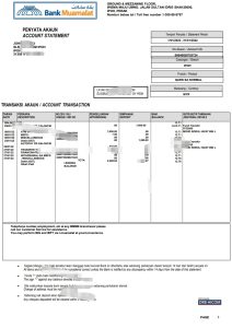 马来西亚 Meamulat 银行对帐单 Word 和 PDF 模板Malaysia Meamulat Bank Statement Word And PDF Template-帮司令