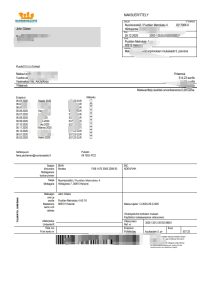 芬兰 Nuorisosaatio 青年基金会 Word 格式账单模板Finland Nuorisosaatio Youth Foundation bill template in Word format-帮司令